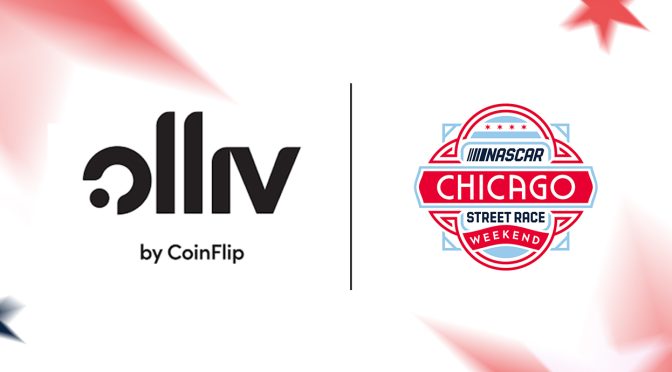 Featured Image for NASCAR Names Olliv by CoinFlip Official Partner of Chicago Street Race Weekend