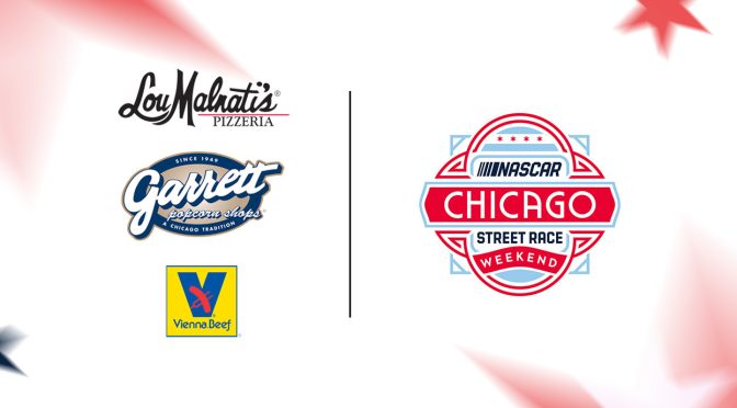 Featured Image for NASCAR Joins Forces with Chicago Institutions Lou Malnati's Pizzeria, Garrett Popcorn Shops, and Vienna Beef for Chicago Street Race Weekend