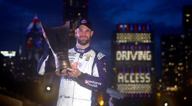 Featured image for New Zealander Shane van Gisbergen Wins Inaugural NASCAR Cup Series Chicago Street Race